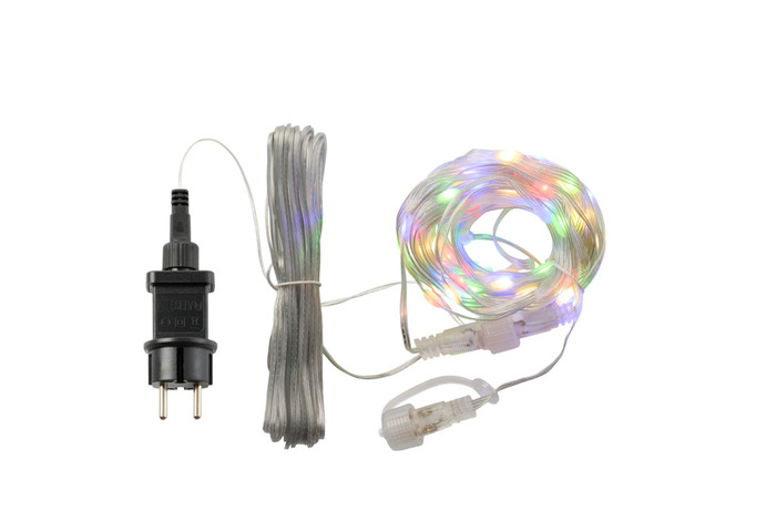 Lyskjede Flex 100 LED multi 9,9 meter